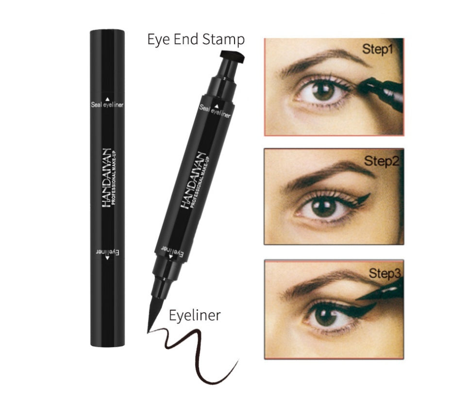 Double-headed seal eyeliner Triangle seal eyeliner 2-in-1 waterproof eyeliner Double-headed seal eyeliner Triangle seal eyeliner 2-in-1 waterproof eyeliner